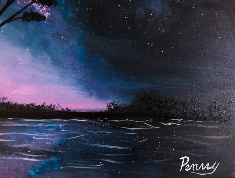 Original Conceptual Landscape Painting by Penny Firehorse