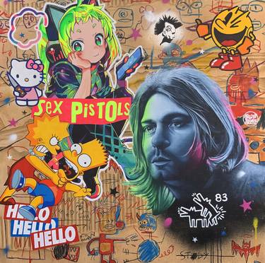 Original Pop Art Pop Culture/Celebrity Paintings by Najzil Layin