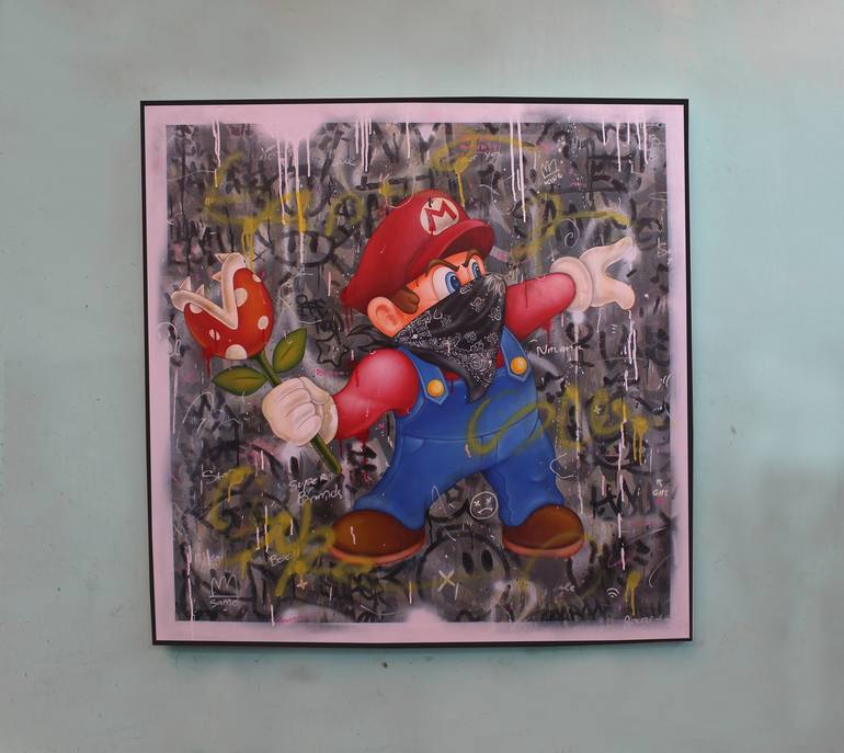 Original Popular culture Painting by Najzil Layin