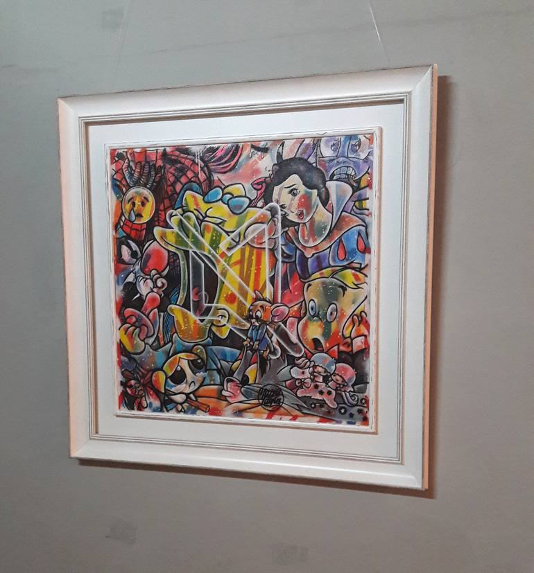 Original Fine Art Popular culture Painting by Najzil Layin