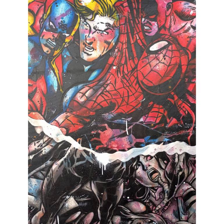 Original Fine Art Comics Painting by Najzil Layin