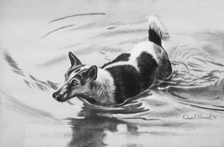 Animal study Drawing by Faisal Ahmed Palash | Saatchi Art Animal study Drawing by Faisal Ahmed Palash | Saatchi Art
