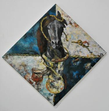 Print of Abstract Horse Paintings by Crina Oprean