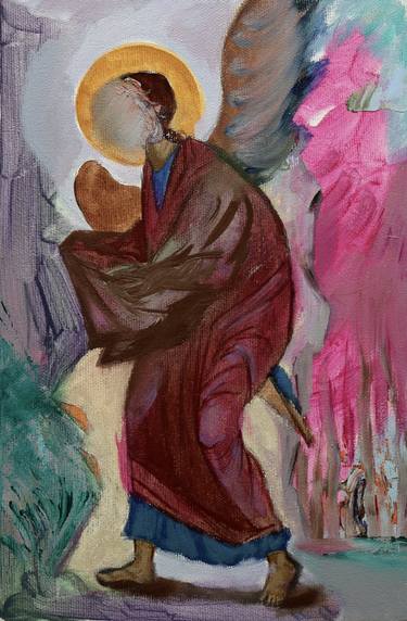 Original Contemporary Religion Painting by Ana-Maria Manolache