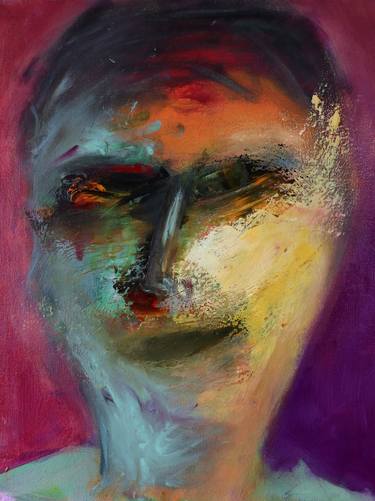 Original Expressionism Portrait Paintings by Ana-Maria Manolache