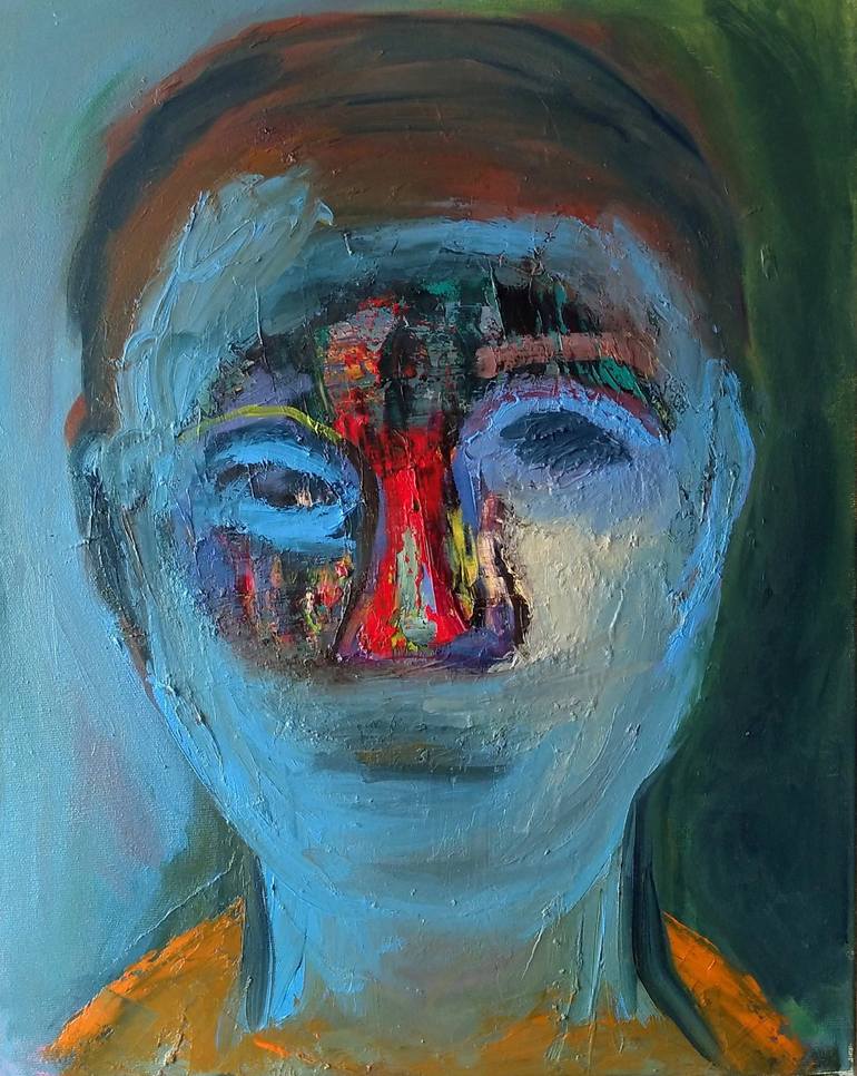 Portrait 37 Painting by Ana-Maria Manolache | Saatchi Art