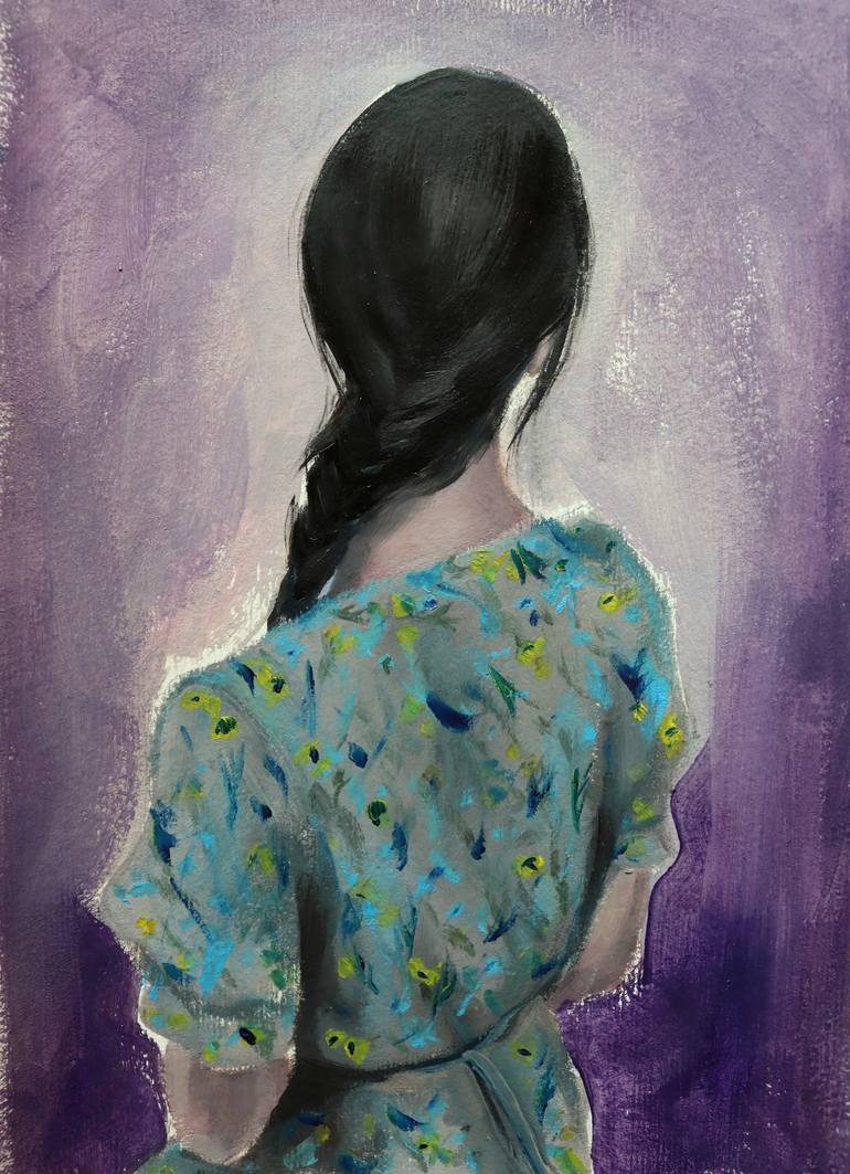 Basic braid Painting by Ana Maria Manolache Saatchi Art