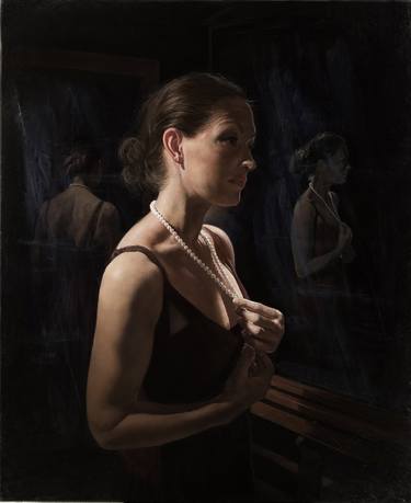 Original Figurative Women Paintings by Jon B Paulsen