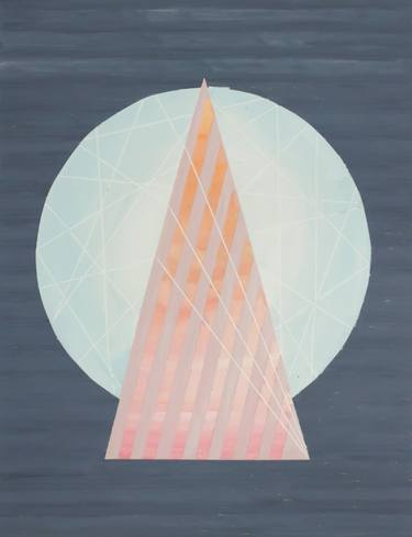 Print of Abstract Geometric Paintings by Malena Lopez-Maggi