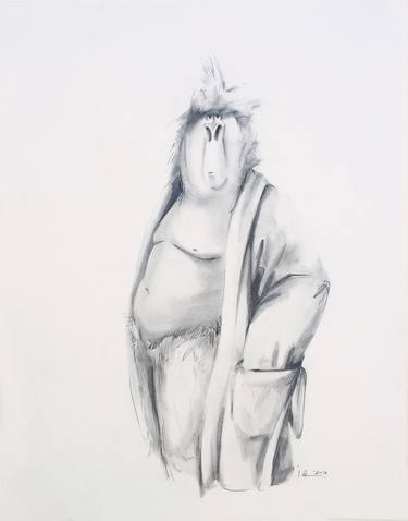 Original Figurative Animal Drawings by Isabelle Alford-Lago