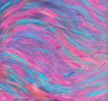 Abstract oil painting "Magic waves" thumb