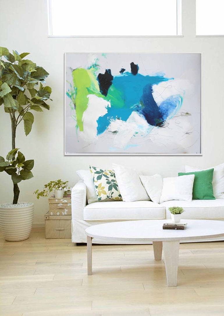 Original Abstract Painting by Gugi Goo