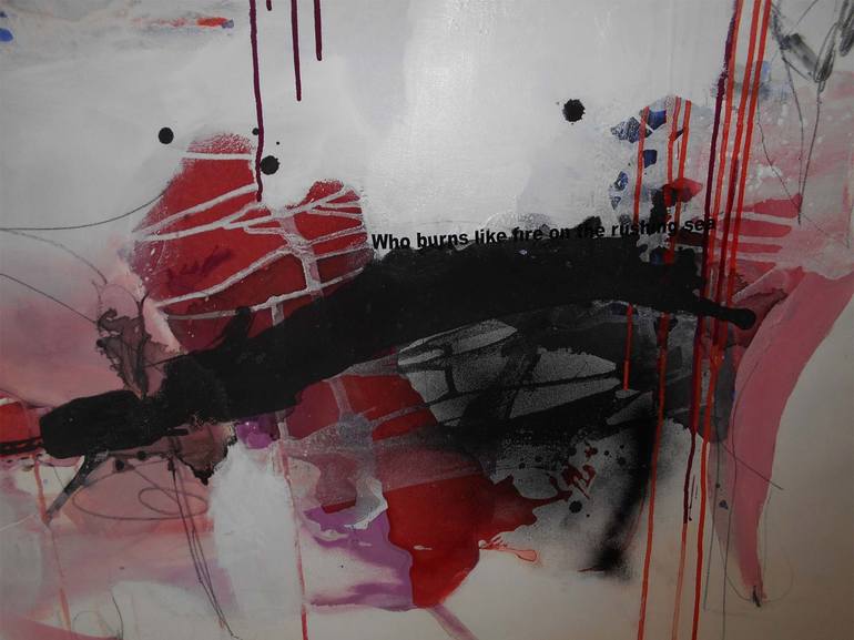 Original Abstract Expressionism Abstract Painting by Gugi Goo