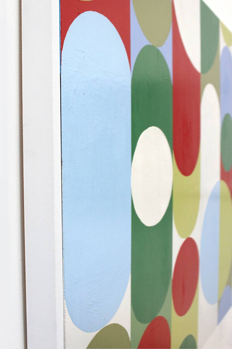 Original Abstract Geometric Painting by Andy Watt