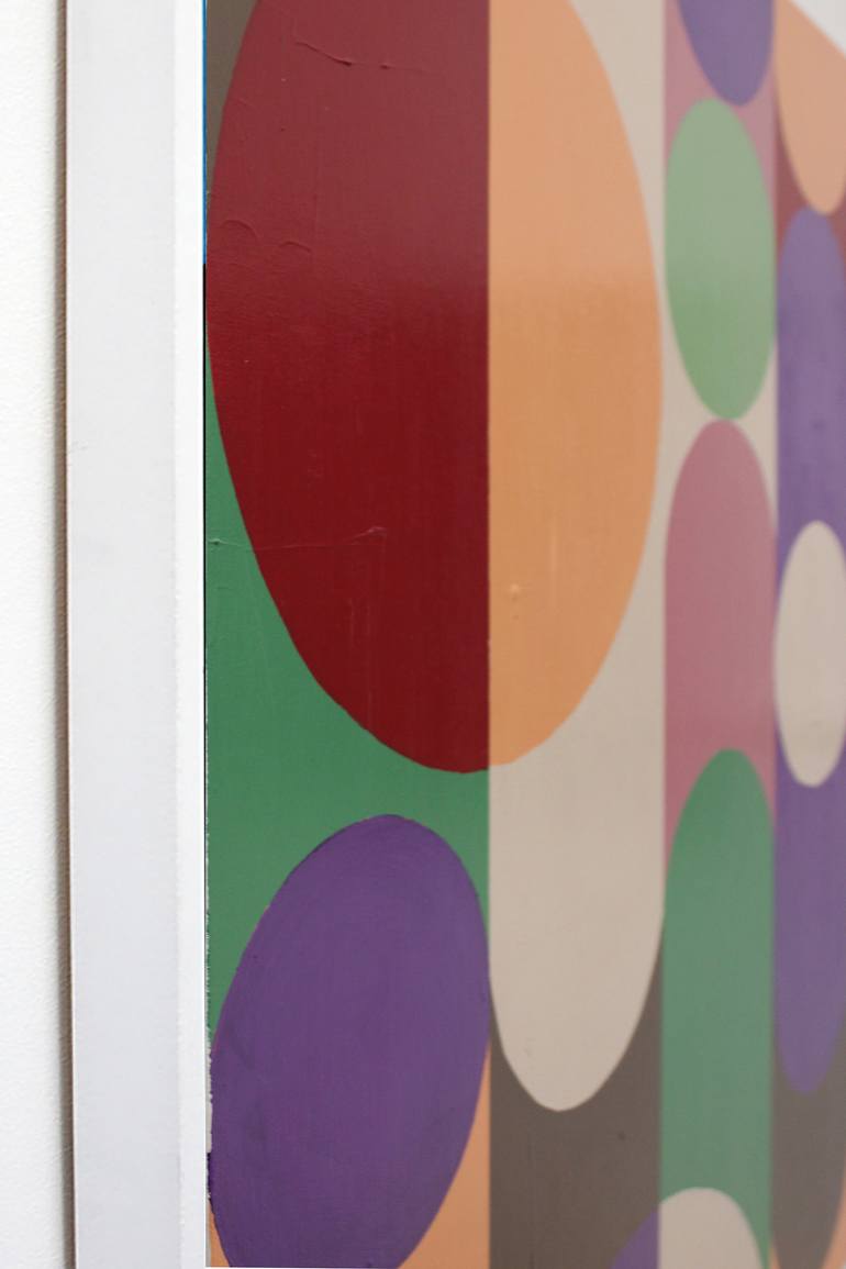 Original Geometric Abstract Painting by Andy Watt