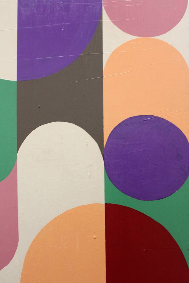 Original Geometric Abstract Painting by Andy Watt