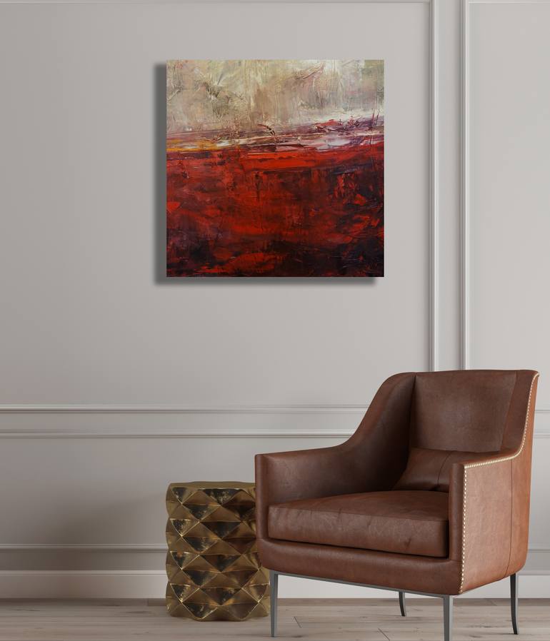 Original Fine Art Abstract Painting by Cristina Golovatic