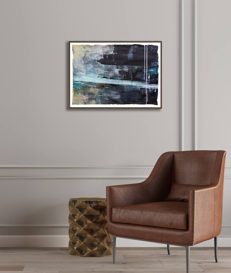 Original Fine Art Abstract Painting by Cristina Golovatic