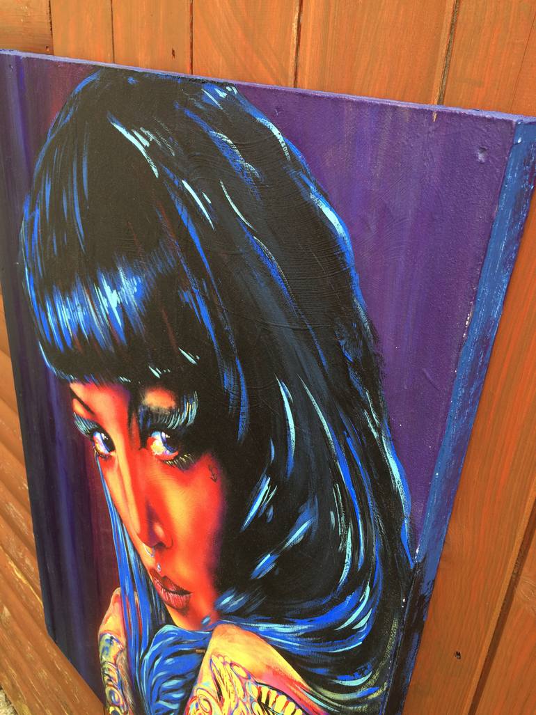 Original Figurative Women Painting by Robert Carlton