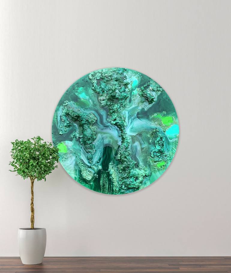 Enigmatic Emerald Painting by Sean Knipe | Saatchi Art