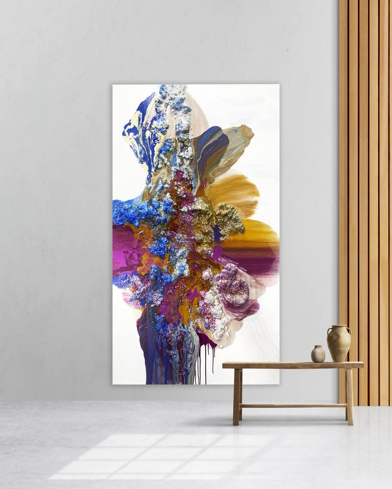 Original Abstract Expressionism Abstract Painting by Sean Knipe