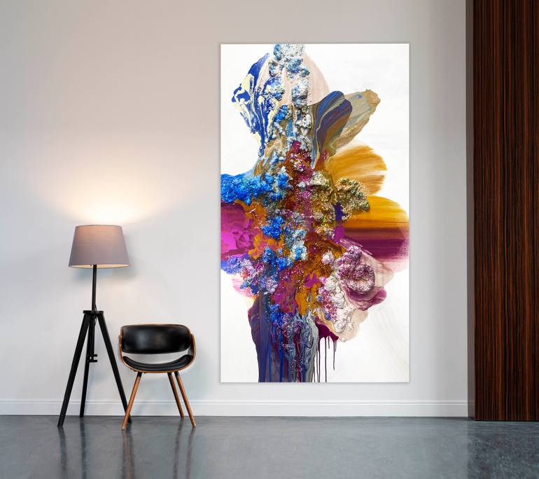 Original Abstract Expressionism Abstract Painting by Sean Knipe