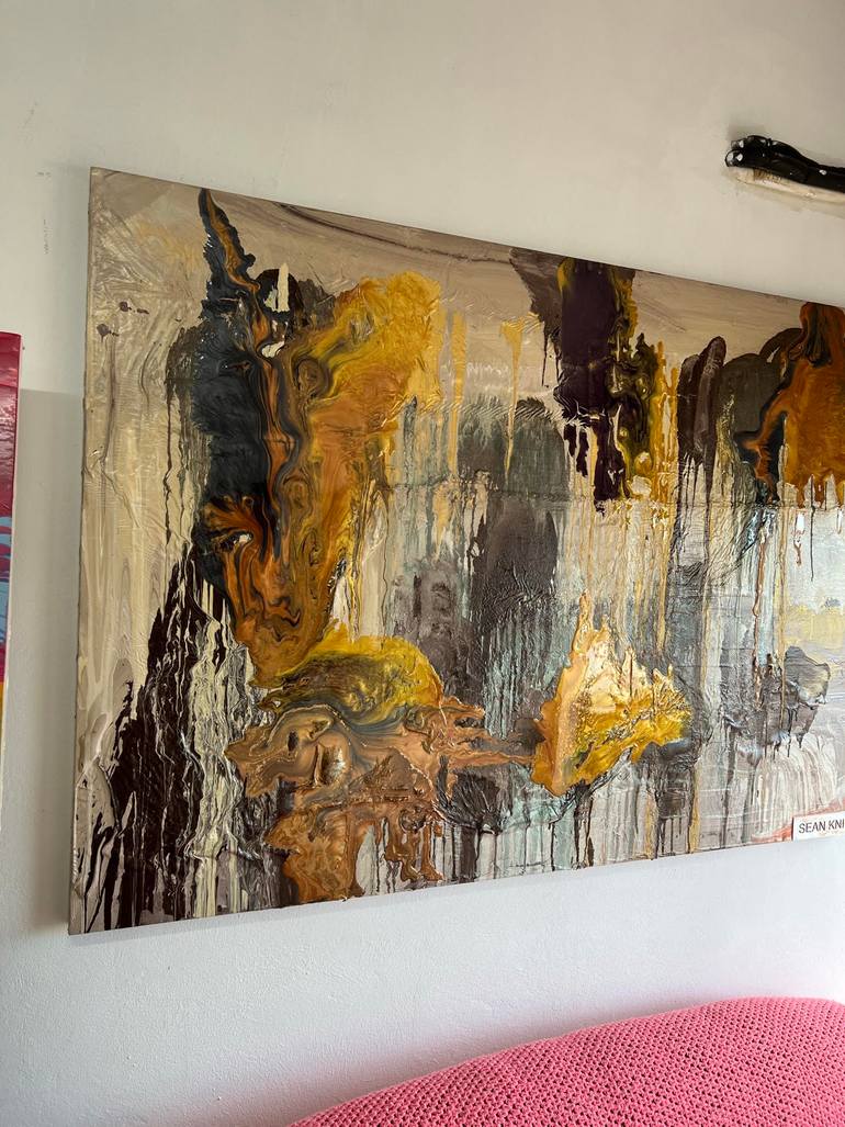 Original Abstract Expressionism Abstract Painting by Sean Knipe