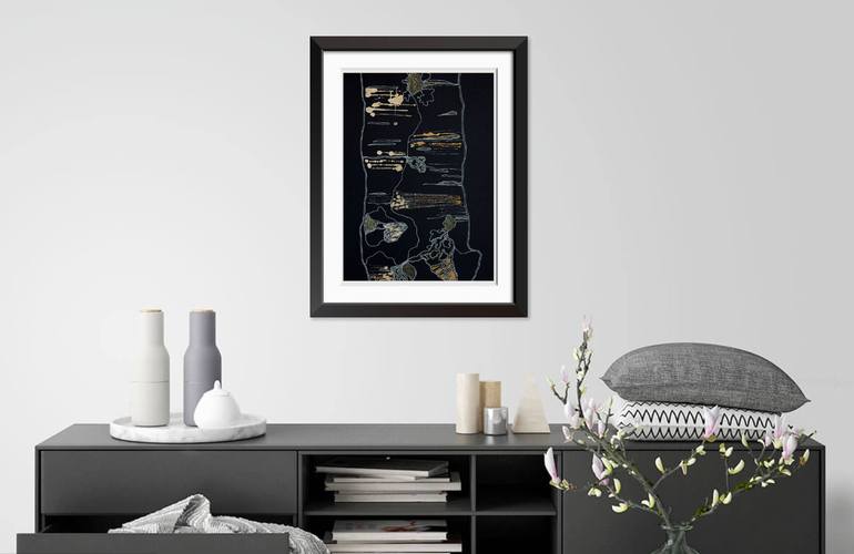 Original Contemporary Tree Drawing by Lux Eterna