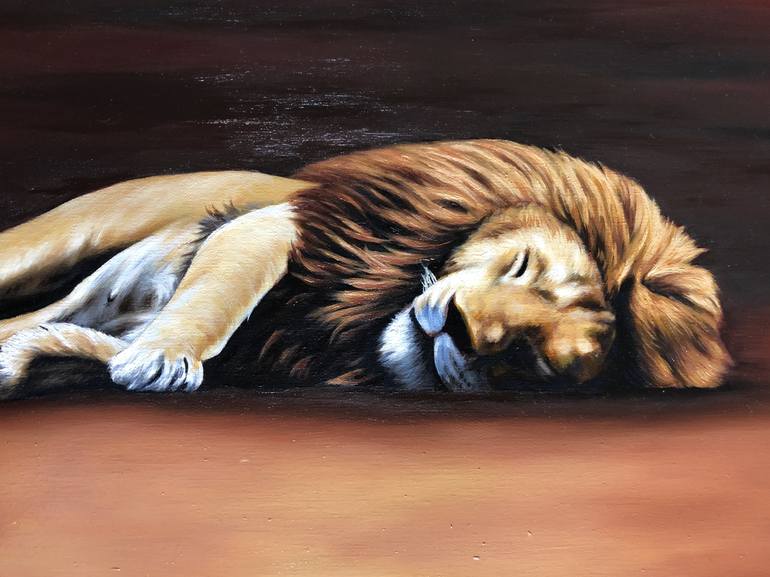 Original Animal Painting by Omar Shelleh