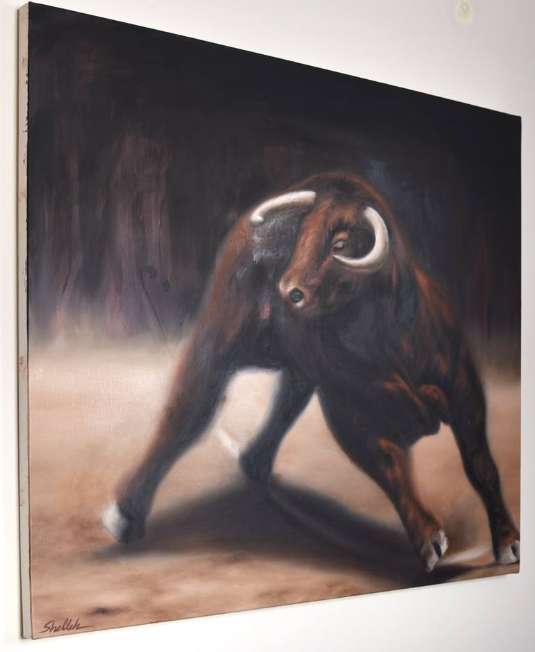 Original Modern Animal Painting by Omar Shelleh