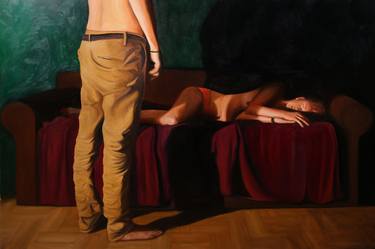 Print of Figurative Women Paintings by Lukas Gordon