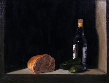 Print of Realism Food & Drink Paintings by Lukas Gordon