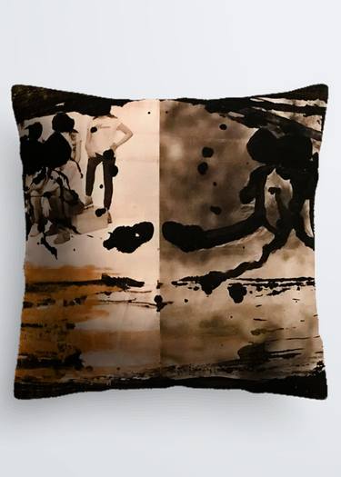 Abstract NYTimes (Hand signed) Pablo Pillow - Limited Edition of 100 thumb