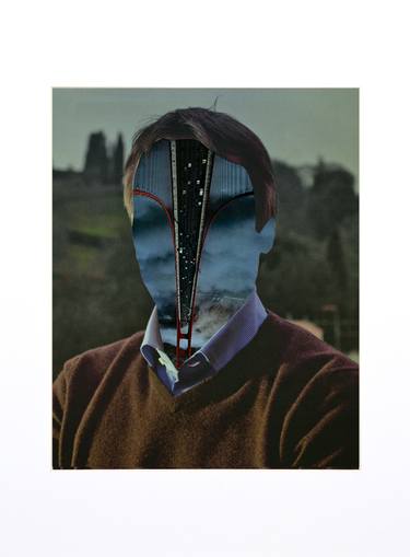 Original Surrealism Portrait Collage by Silvio Severino