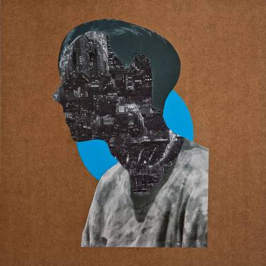 Print of Abstract Portrait Collage by Silvio Severino