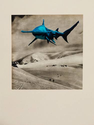 Original Dada Landscape Collage by Silvio Severino