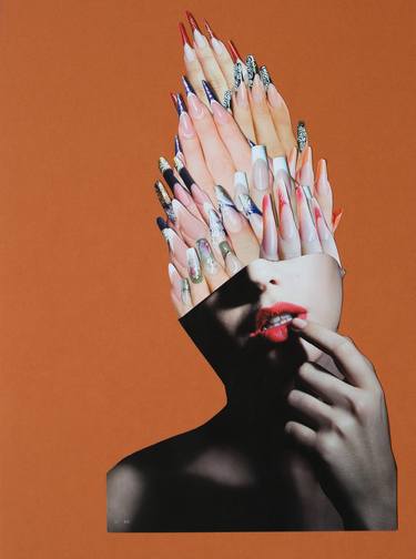 Original Dada Women Collage by Silvio Severino