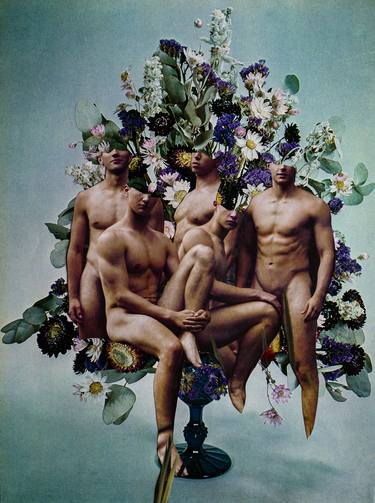 Original Dada Body Collage by Silvio Severino