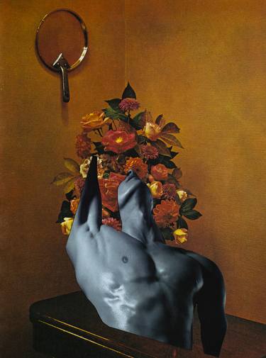 Original Surrealism Body Collage by Silvio Severino