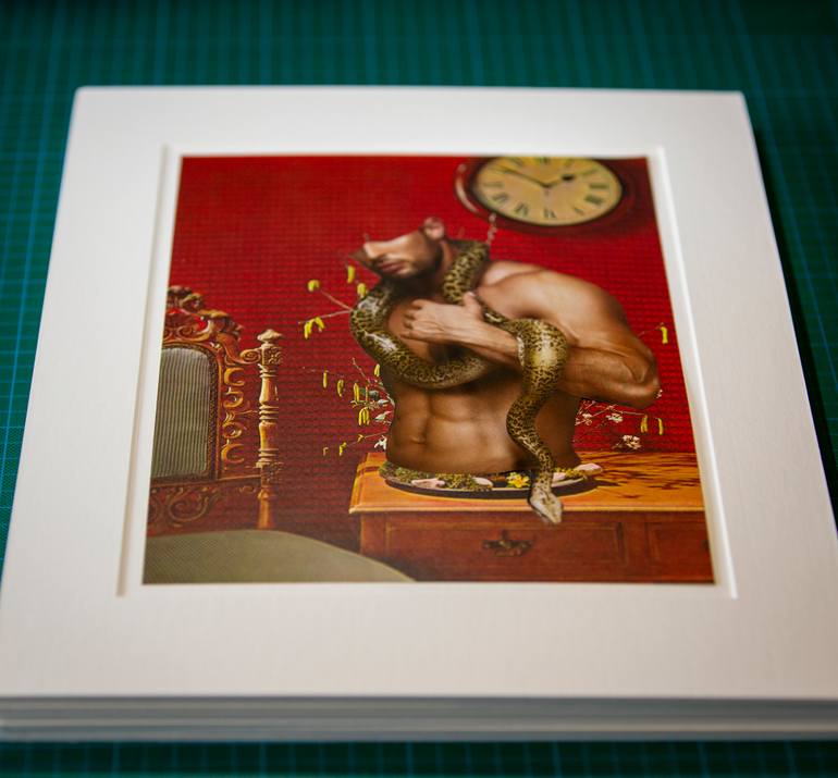 Original Dada Nude Collage by Silvio Severino