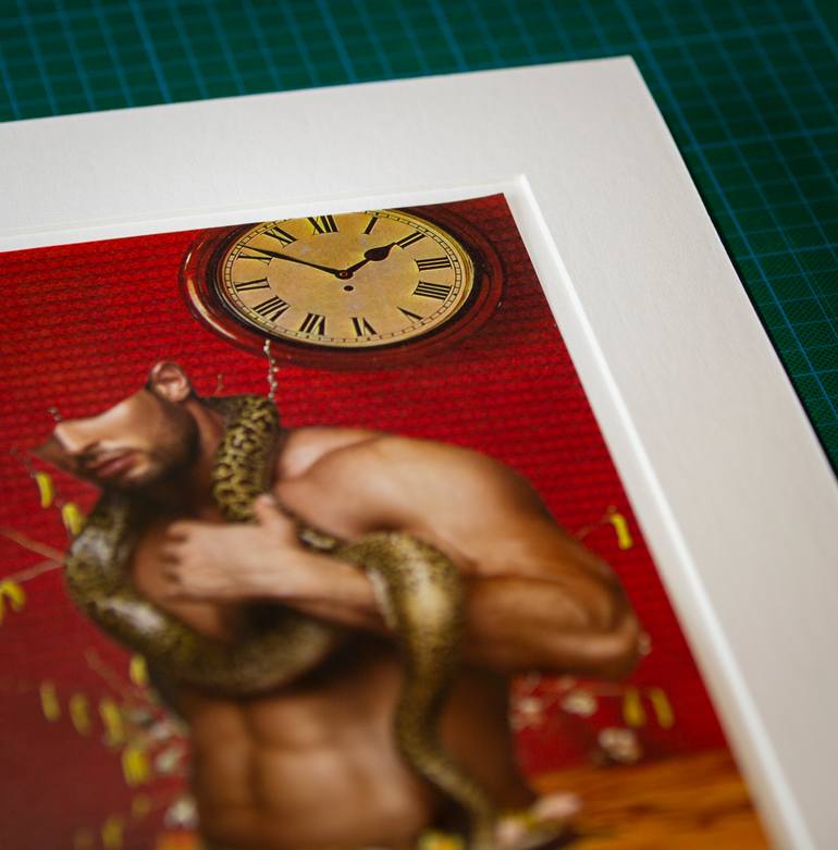 Original Dada Nude Collage by Silvio Severino