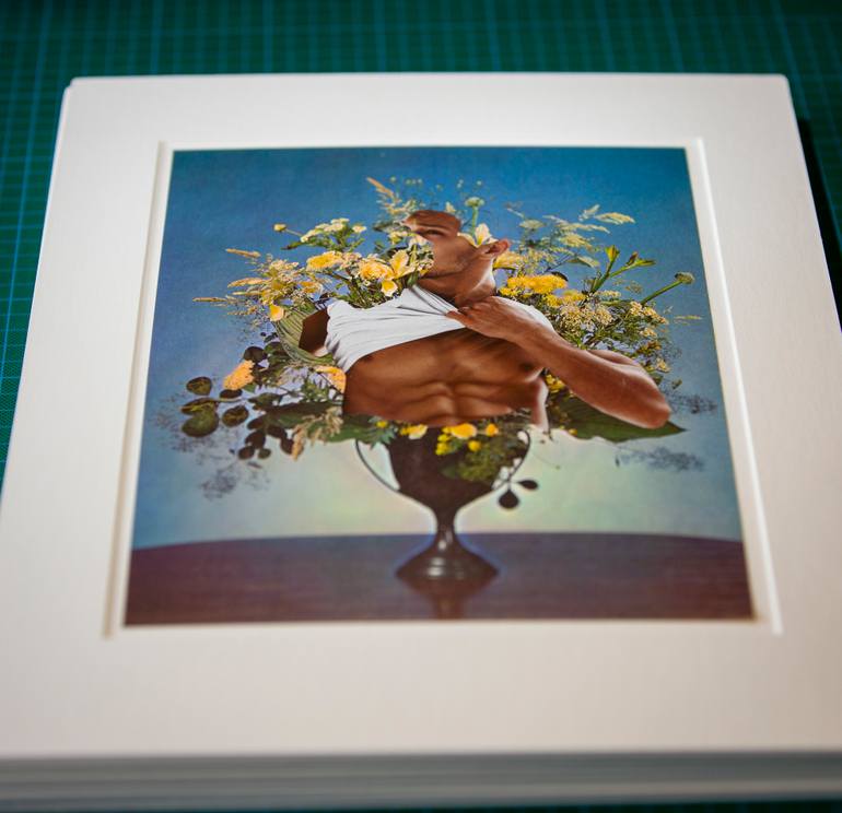 Original Cubism Erotic Collage by Silvio Severino