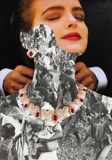 Original Dada Political Collage by Silvio Severino