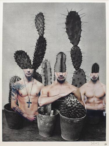 Original Surrealism Men Collage by Silvio Severino
