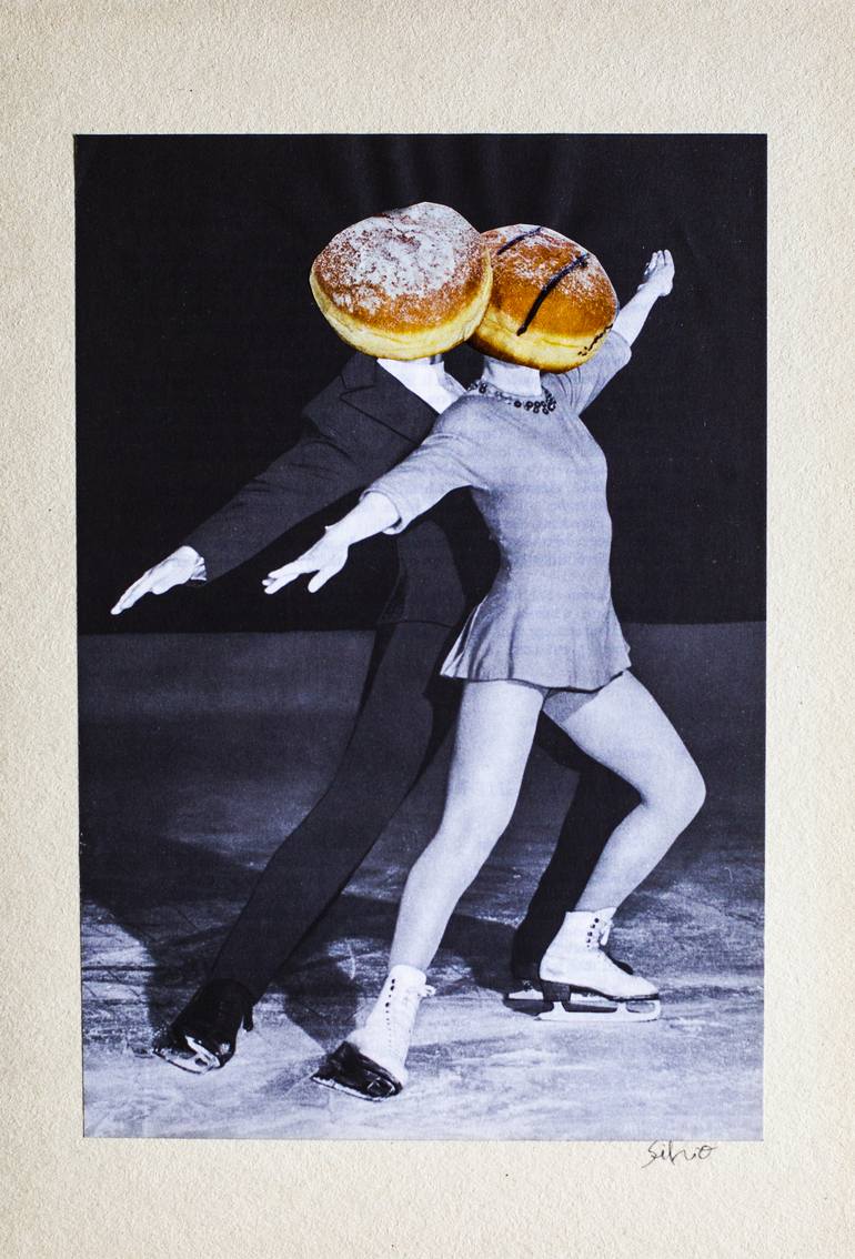 Original Dada Sport Collage by Silvio Severino