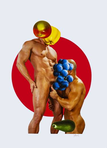 Print of Erotic Collage by Silvio Severino