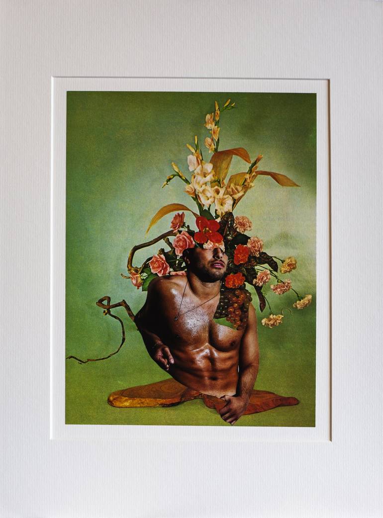 Original Surrealism Erotic Collage by Silvio Severino