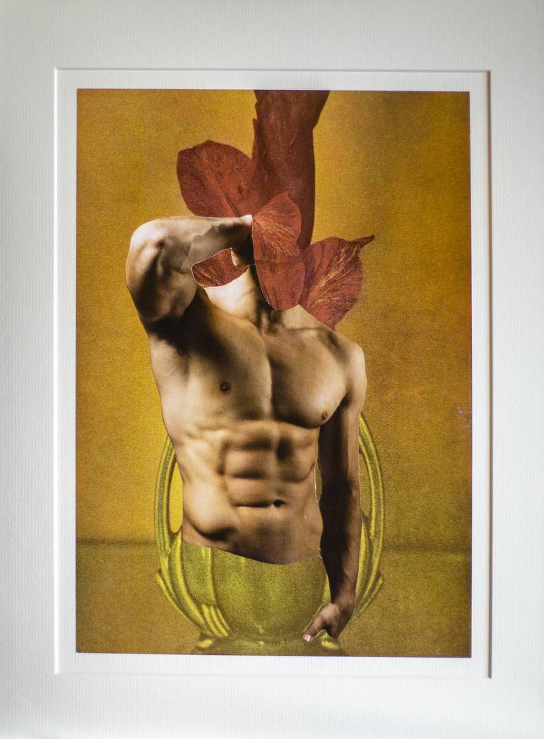 Original Abstract Men Collage by Silvio Severino