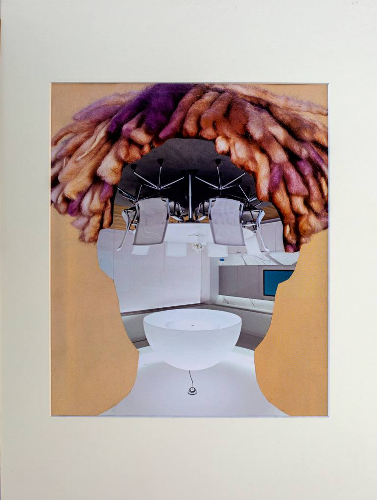 Original Surrealism People Collage by Silvio Severino