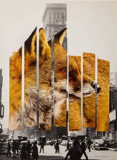 Original Surrealism Cities Collage by Silvio Severino